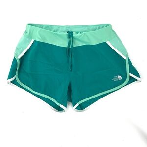 The North Face Mint Sage Turquoise Green Women’s FlashDry Running Hiking Shorts